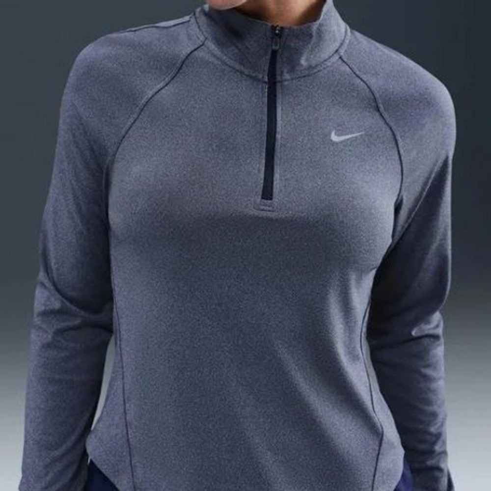 Nike Running Womens XS Tempo Dri-Fit 1/4 Zip Pullover Blue HV2852-410 NWT